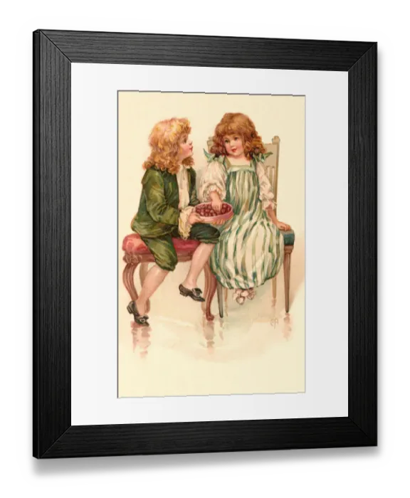 Framed Print : Young romance Framed Print : Young romance