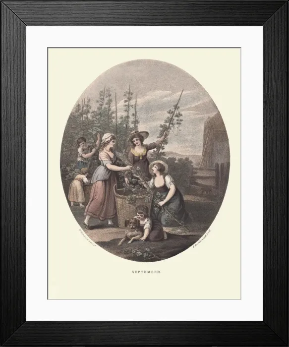 Framed Print : Months of the year - September Framed Print : Months of the year - September