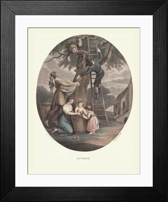 Framed Print : Months of the year - October Framed Print : Months of the year - October