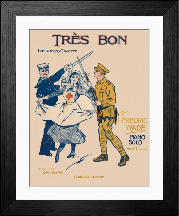 Framed Print : Patriotic wartime music Framed Print : Patriotic wartime music