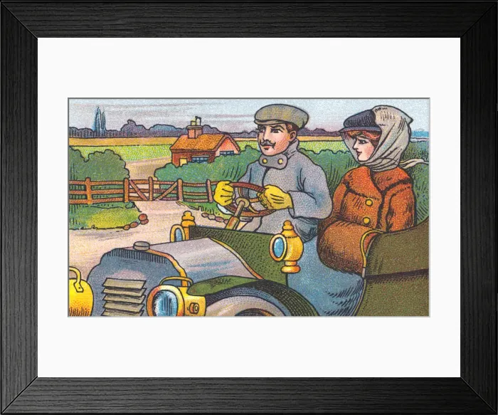 Framed Print : Riding in a car Framed Print : Riding in a car