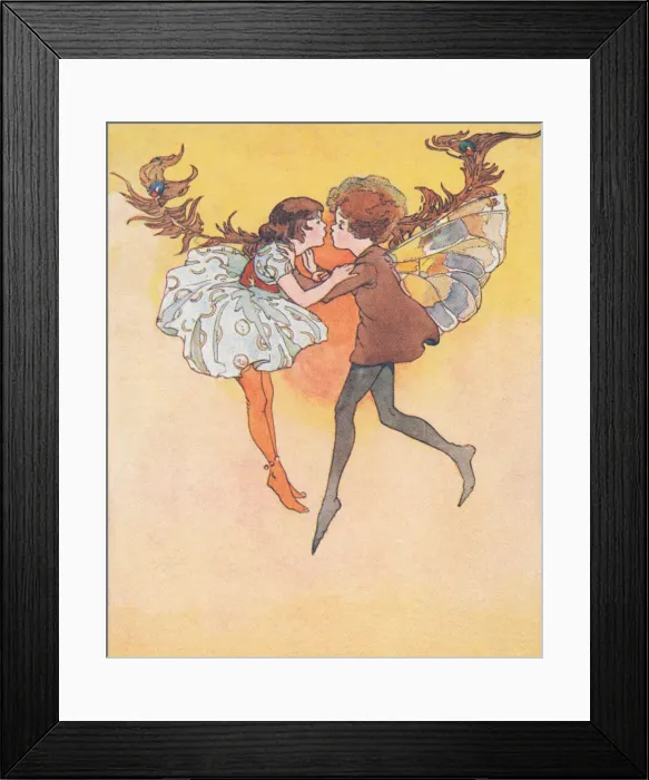 Framed Print : Peter Pan and Wendy Framed Print : Peter Pan and Wendy
