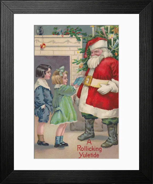 Framed Print : Santa bearing gifts Framed Print : Santa bearing gifts