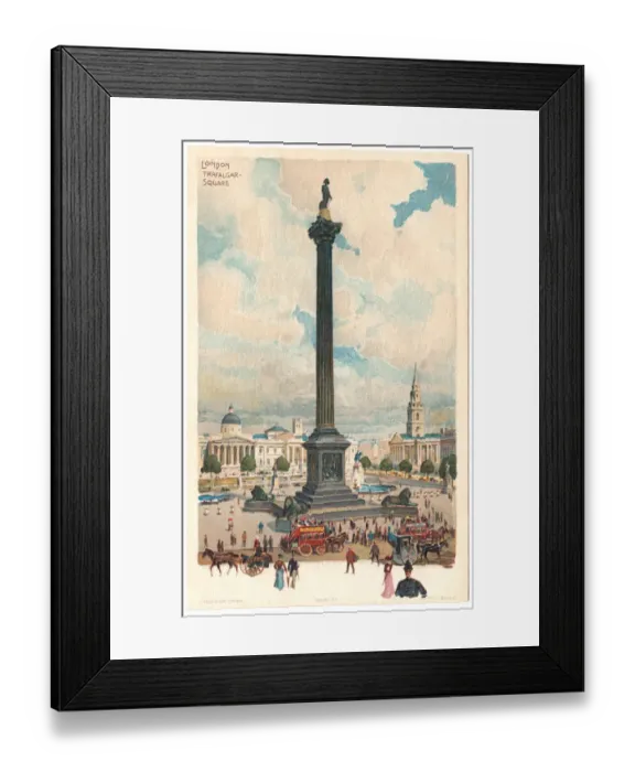 Framed Print : Trafalgar Square, London Framed Print : Trafalgar Square, London