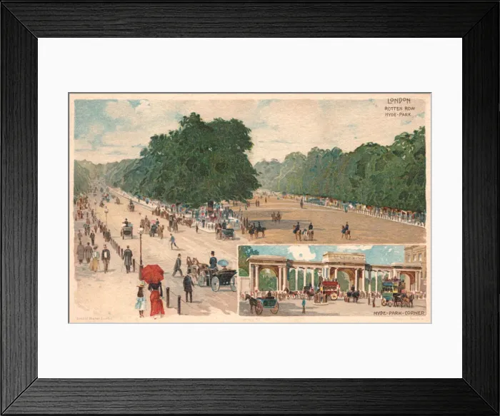 Framed Print : Rotten Row, London Framed Print : Rotten Row, London