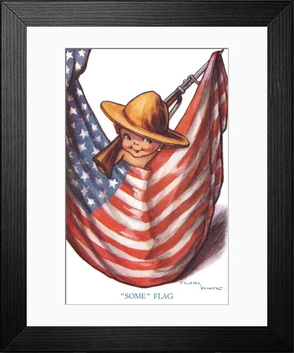 Framed Print : American Flag Framed Print : American Flag