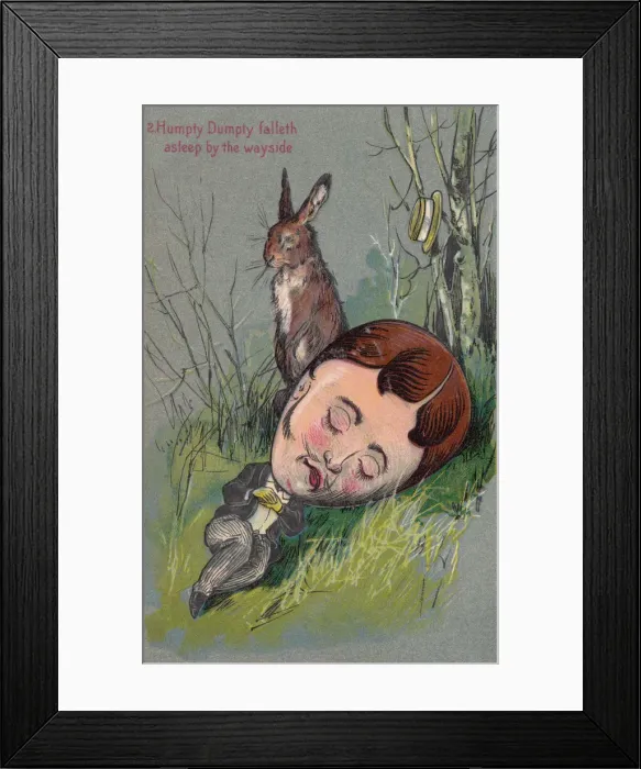 Framed Print : Humpty Dumpty Framed Print : Humpty Dumpty