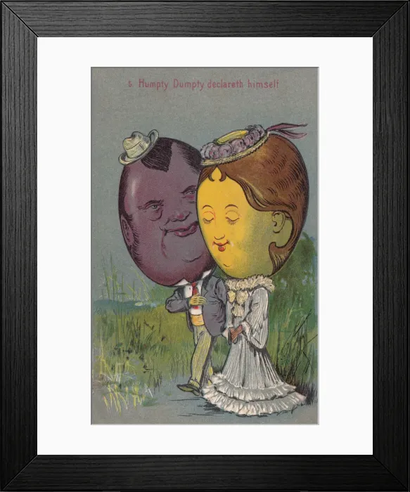 Framed Print : Humpty Dumpty Framed Print : Humpty Dumpty