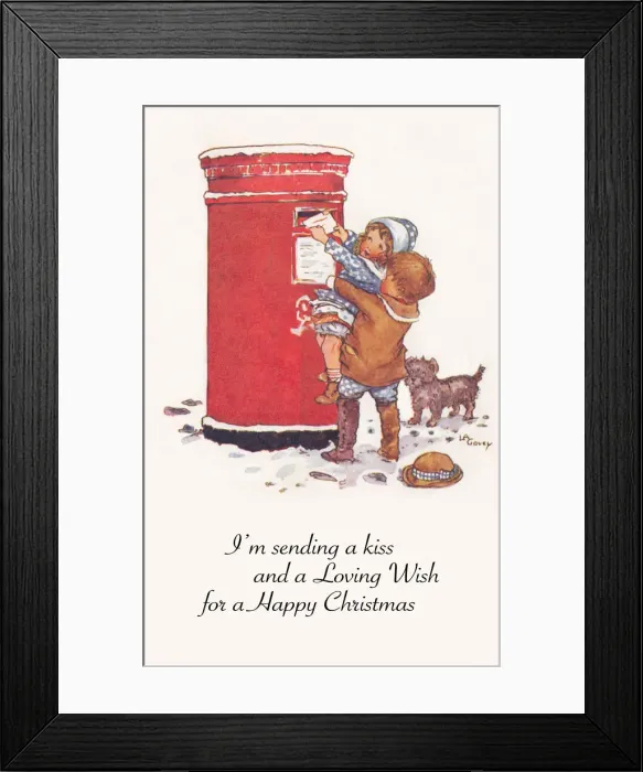 Framed Print : Posting a letter Framed Print : Posting a letter