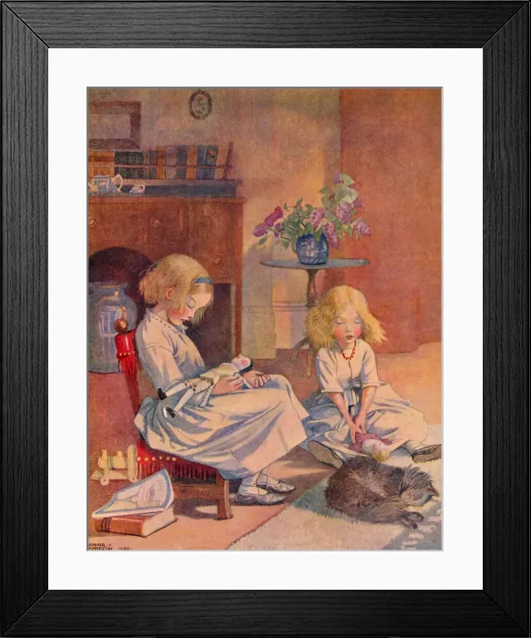 Framed Print : Childrens bedtime Framed Print : Childrens bedtime