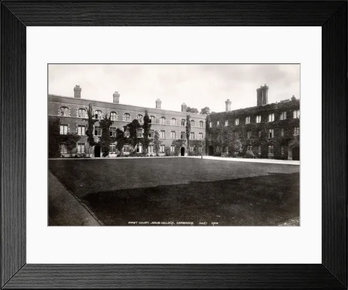 Framed Print : First Court, Jesus College, Cambridge Framed Print : First Court, Jesus College, Cambridge