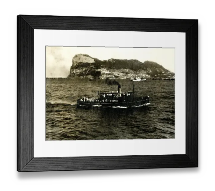 Framed Print : Steamboat pleasure cruiser off Gibraltar Framed Print : Steamboat pleasure cruiser off Gibraltar