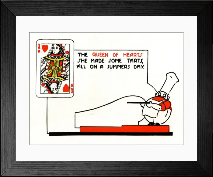 Framed Print : Bakers shop window design, Queen of Hearts Bakers shop window design Framed Print : Bakers shop window design, Queen of Hearts Bakers shop window design