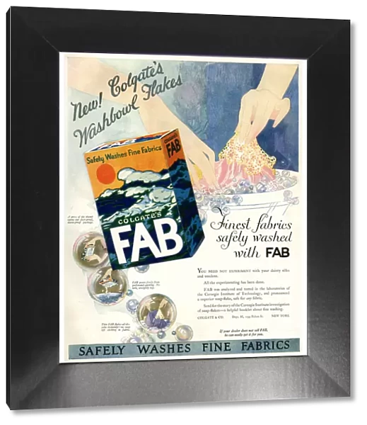 Advert, Colgates FAB Washing Powder Advert, Colgates FAB Washing Powder