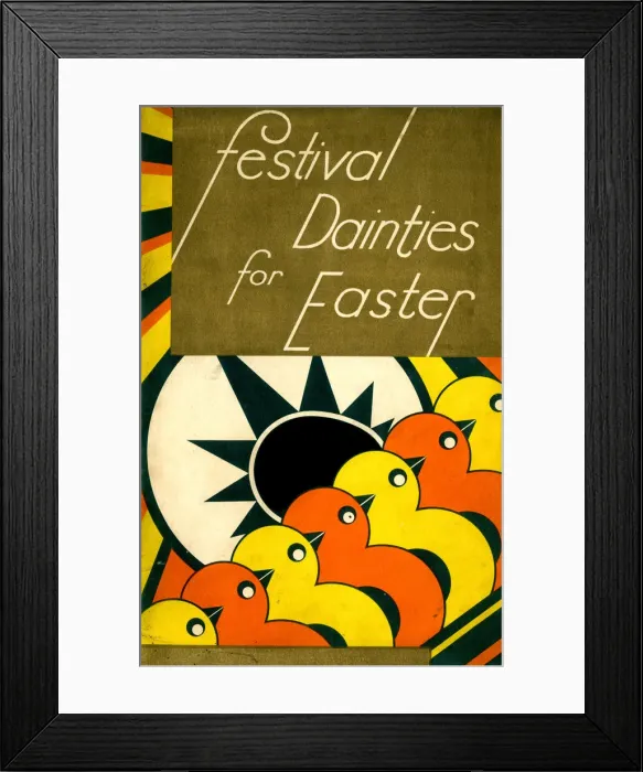Framed Print : Festival Dainties for Easter Framed Print : Festival Dainties for Easter