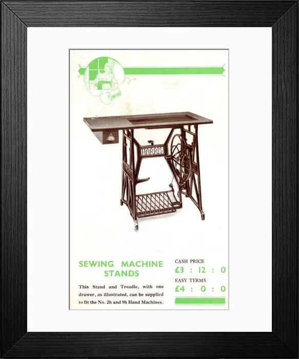 Framed Print : Harris Sewing Machine stand Framed Print : Harris Sewing Machine stand