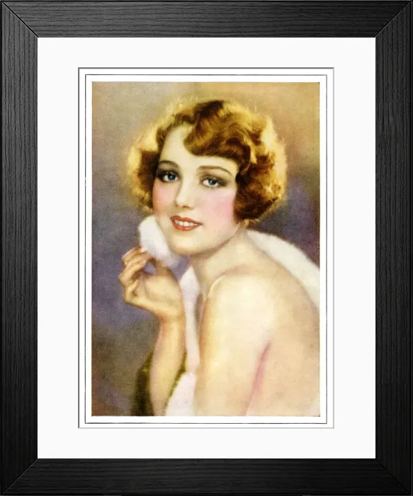 Framed Print : Advert, Powdering Her Face Framed Print : Advert, Powdering Her Face