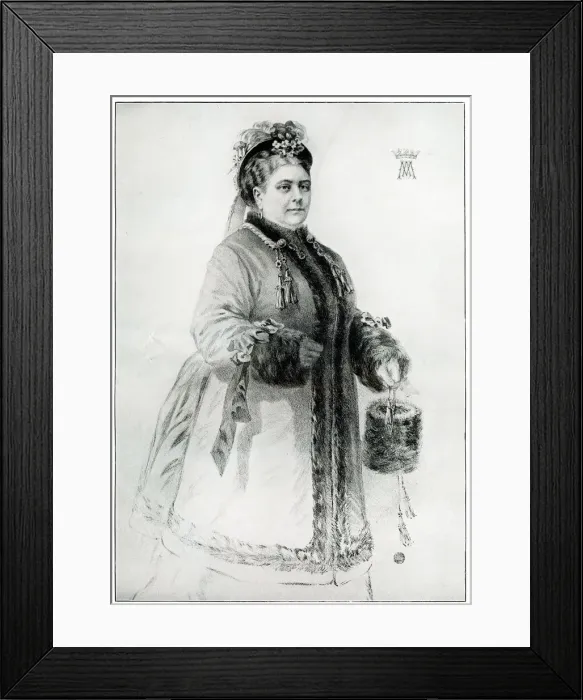Framed Print : Princess Mary Adelaide, Duchess of Teck Framed Print : Princess Mary Adelaide, Duchess of Teck