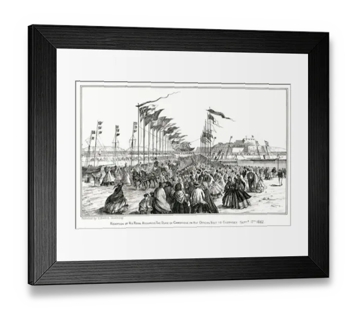 Framed Print : Duke of Cambridge, visit to Guernsey, Channel Islands Framed Print : Duke of Cambridge, visit to Guernsey, Channel Islands