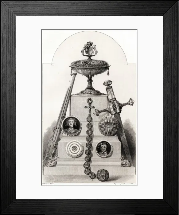 Framed Print : Relics associated with King Henry VIII Framed Print : Relics associated with King Henry VIII
