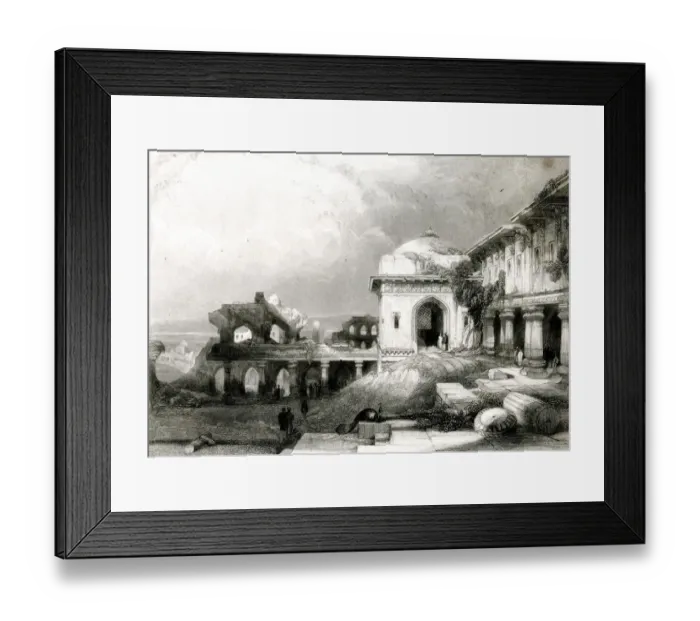 Framed Print : Ruins at Futtipur Sikra (Fatehpur Sikri), India Framed Print : Ruins at Futtipur Sikra (Fatehpur Sikri), India