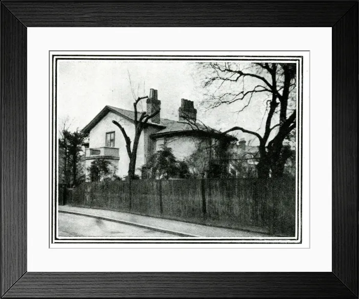Framed Print : Sandy Combe Lodge, Twickenham, residence of JMW Turner Framed Print : Sandy Combe Lodge, Twickenham, residence of JMW Turner