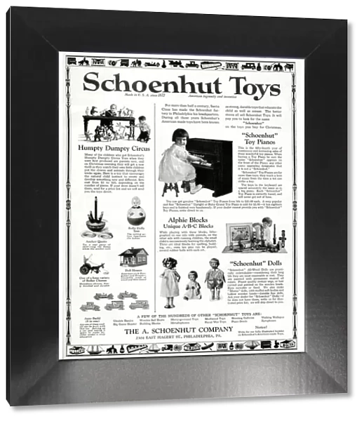 Advert, Schoenhut Toys