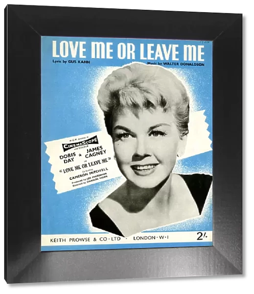 Music cover, Love Me or Leave Me, Doris Day