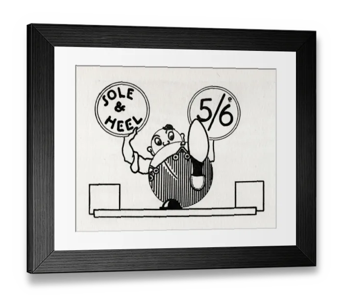 Framed Print : Shop window design, Sole & Heel shoe repair Shop window design Framed Print : Shop window design, Sole & Heel shoe repair Shop window design