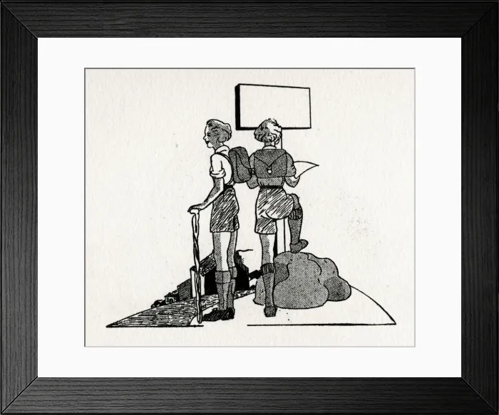 Framed Print : Shop window design, Hiking Framed Print : Shop window design, Hiking