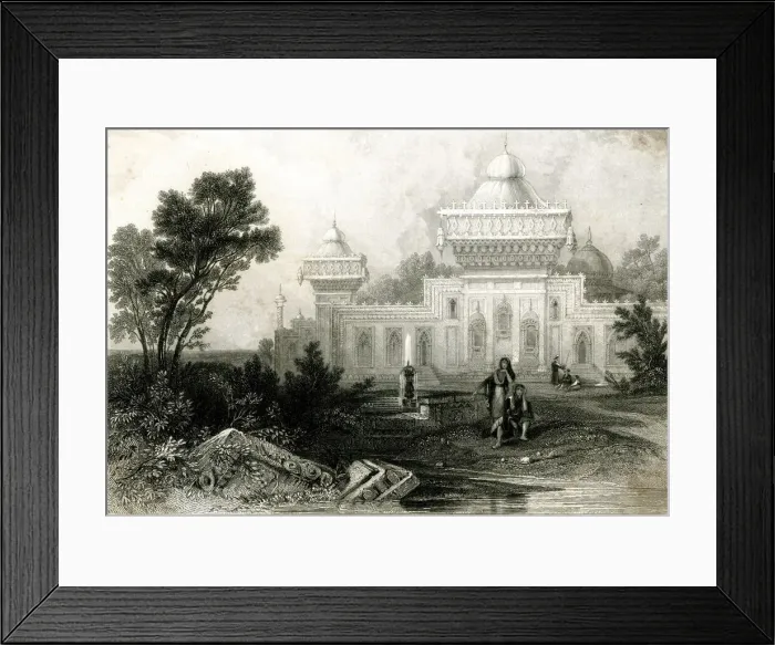 Framed Print : Shrine of Mohummed Kahn, Rajasthan, India Framed Print : Shrine of Mohummed Kahn, Rajasthan, India