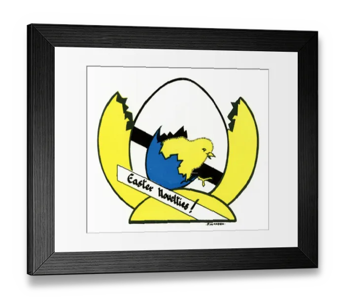 Framed Print : Shop window design, Easter Novelties Framed Print : Shop window design, Easter Novelties