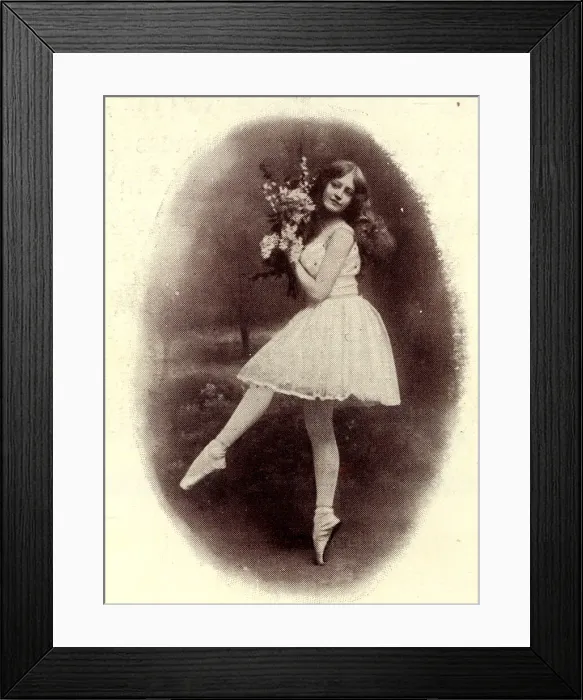 Framed Print : Vera Clark, ballet dancer Framed Print : Vera Clark, ballet dancer