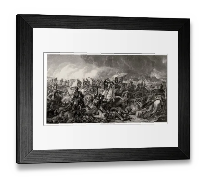 Framed Print : Waterloo, decisive charge of the Guards, 18 June 1815 Framed Print : Waterloo, decisive charge of the Guards, 18 June 1815