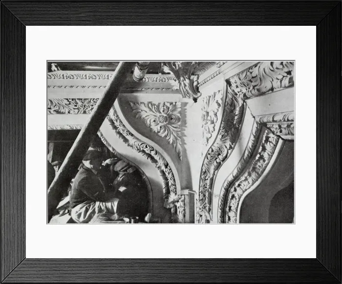 Framed Print : Plaster decoration at the New Oxford Theatre Framed Print : Plaster decoration at the New Oxford Theatre