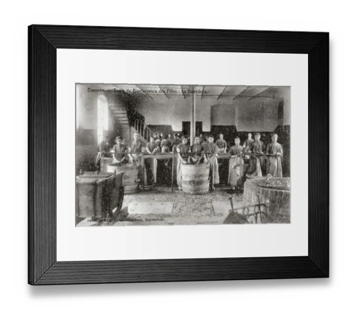 Framed Print : Ecole de Bienfaisance, Beernem - Utility Room Framed Print : Ecole de Bienfaisance, Beernem - Utility Room