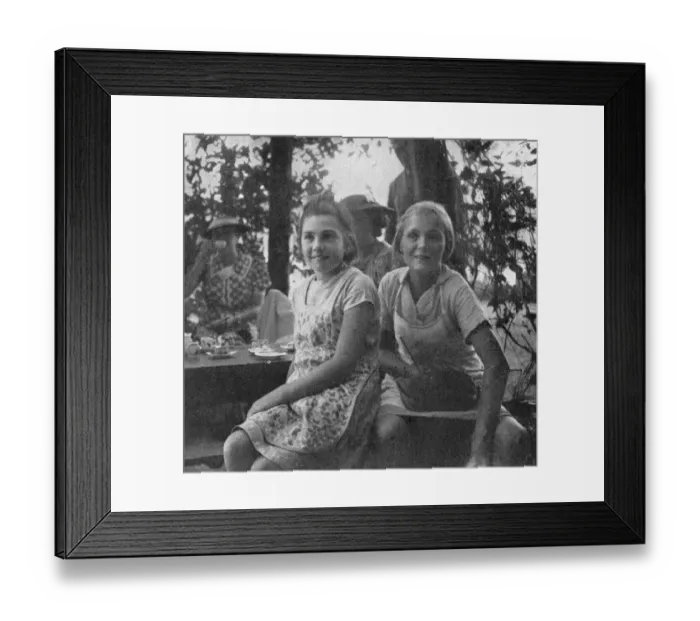 Framed Print : Fairbridge Farm School, Australia - Girls Tea Party Framed Print : Fairbridge Farm School, Australia - Girls Tea Party
