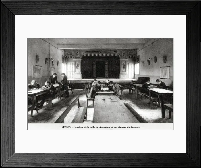 Framed Print : St Joseph Juniorate, Jersey - Recreation Room Framed Print : St Joseph Juniorate, Jersey - Recreation Room
