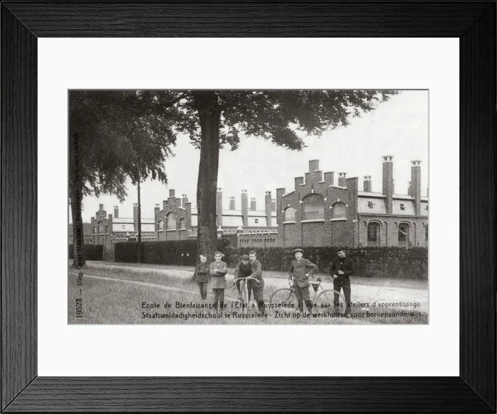 Framed Print : Ruysselede Reformatory, West Flanders - Apprentice Workshops Framed Print : Ruysselede Reformatory, West Flanders - Apprentice Workshops