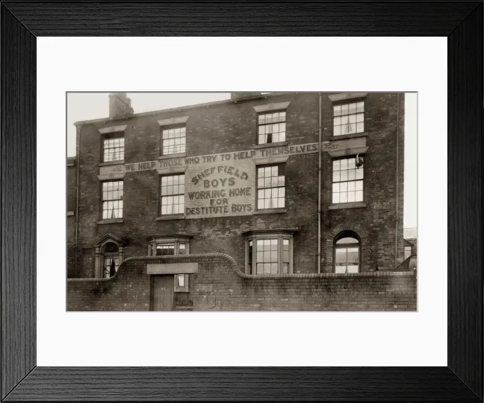 Framed Print : Working Boys Home Sheffield Framed Print : Working Boys Home Sheffield