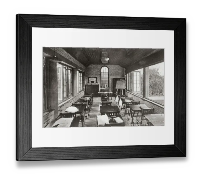 Framed Print : St Gabriels Childrens Home, Westgate-on-Sea - Schoolroom Framed Print : St Gabriels Childrens Home, Westgate-on-Sea - Schoolroom