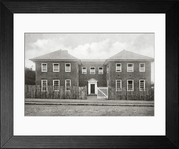 Framed Print : St Gabriels Childrens Home, Westgate-on-Sea - Front Framed Print : St Gabriels Childrens Home, Westgate-on-Sea - Front