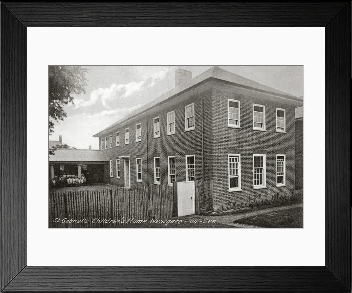 Framed Print : St Gabriels Childrens Home, Westgate-on-Sea - Rear Framed Print : St Gabriels Childrens Home, Westgate-on-Sea - Rear