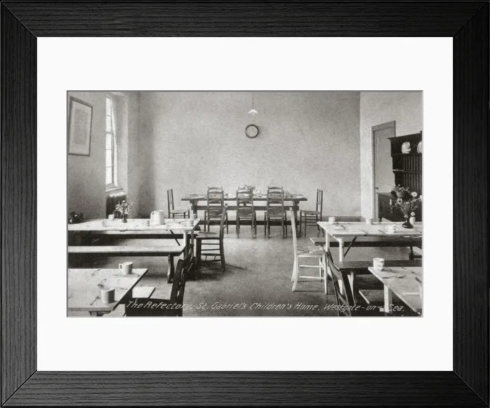 Framed Print : St Gabriels Childrens Home, Westgate-on-Sea - Refectory Framed Print : St Gabriels Childrens Home, Westgate-on-Sea - Refectory