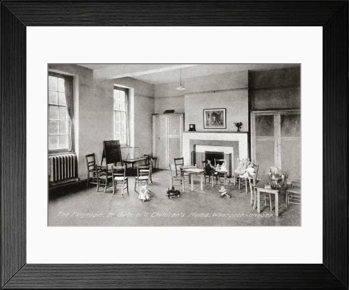 Framed Print : St Gabriels Childrens Home, Westgate-on-Sea - Playroom Framed Print : St Gabriels Childrens Home, Westgate-on-Sea - Playroom