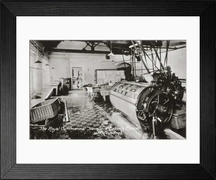 Framed Print : Royal Commercial Travellers Schools, Pinner - Laundry Framed Print : Royal Commercial Travellers Schools, Pinner - Laundry