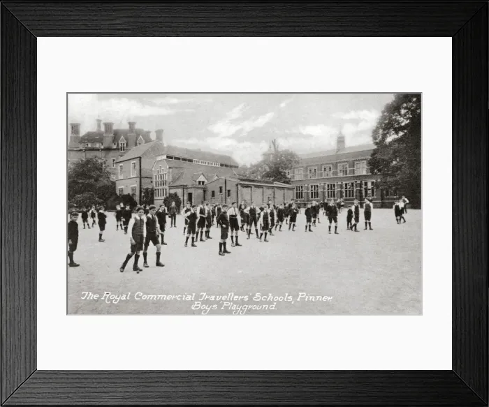 Framed Print : Royal Commercial Travellers Schools, Pinner - Playground Framed Print : Royal Commercial Travellers Schools, Pinner - Playground