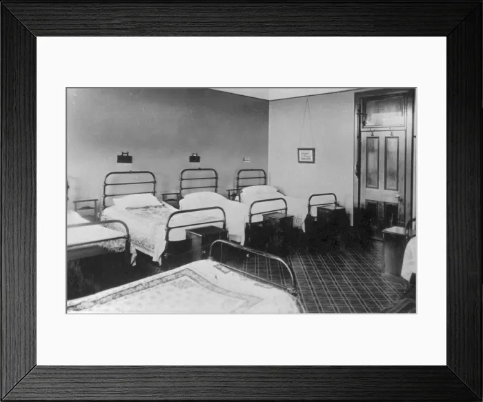 Framed Print : St Andrews Police Convalescent Home, Harrogate - Dormitory Framed Print : St Andrews Police Convalescent Home, Harrogate - Dormitory