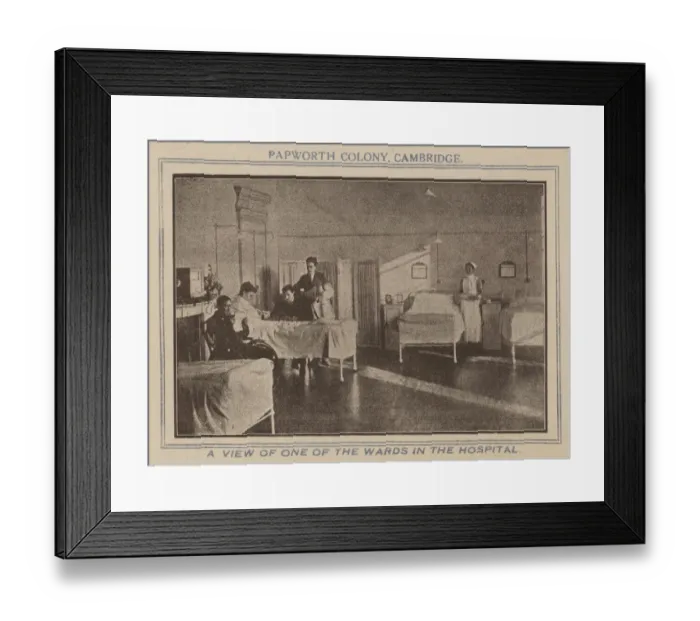 Framed Print : Papworth Colony - Hospital Ward Framed Print : Papworth Colony - Hospital Ward
