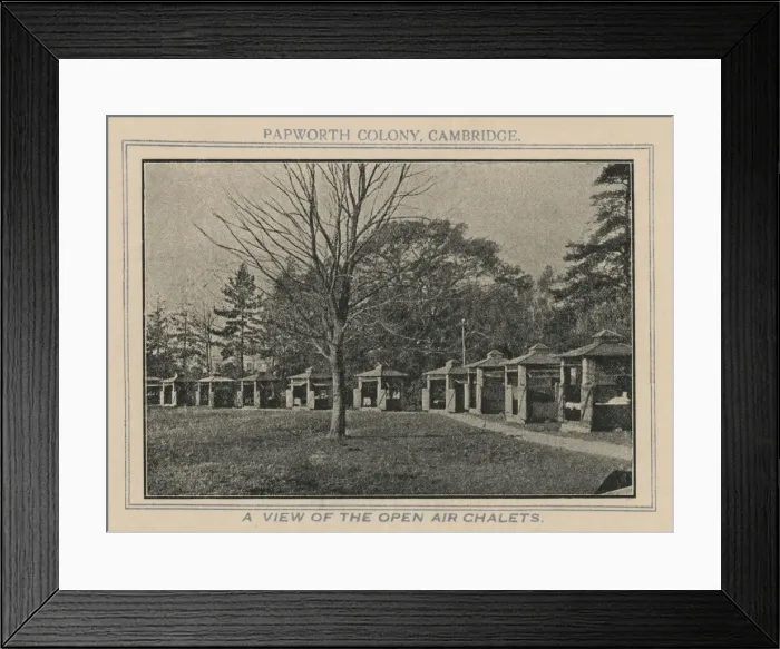 Framed Print : Papworth Colony - Open Air Chalets Framed Print : Papworth Colony - Open Air Chalets